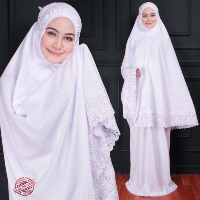Mukena Dewasa Safira Bahan Katun Jepang ADEM Model Terbaru 2021 Sholat