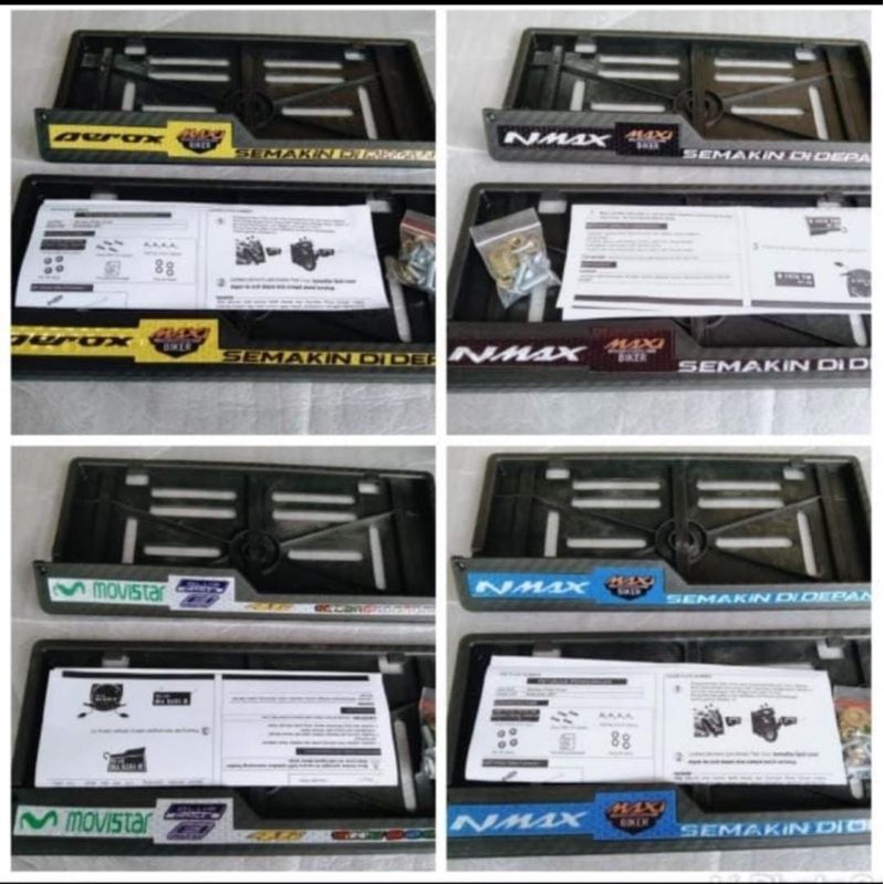 dudukan plat nomor Yamaha Nmax Lexi Aerox original maxi warna Random