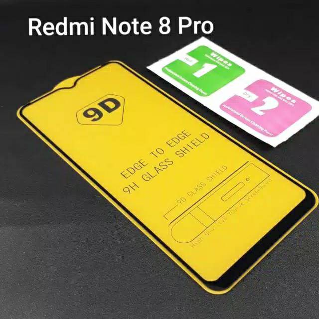 tempered glass Xiaomi Redmi note 8 pro note 9 pro note 7 pro anti gores kaca fullayar fullem