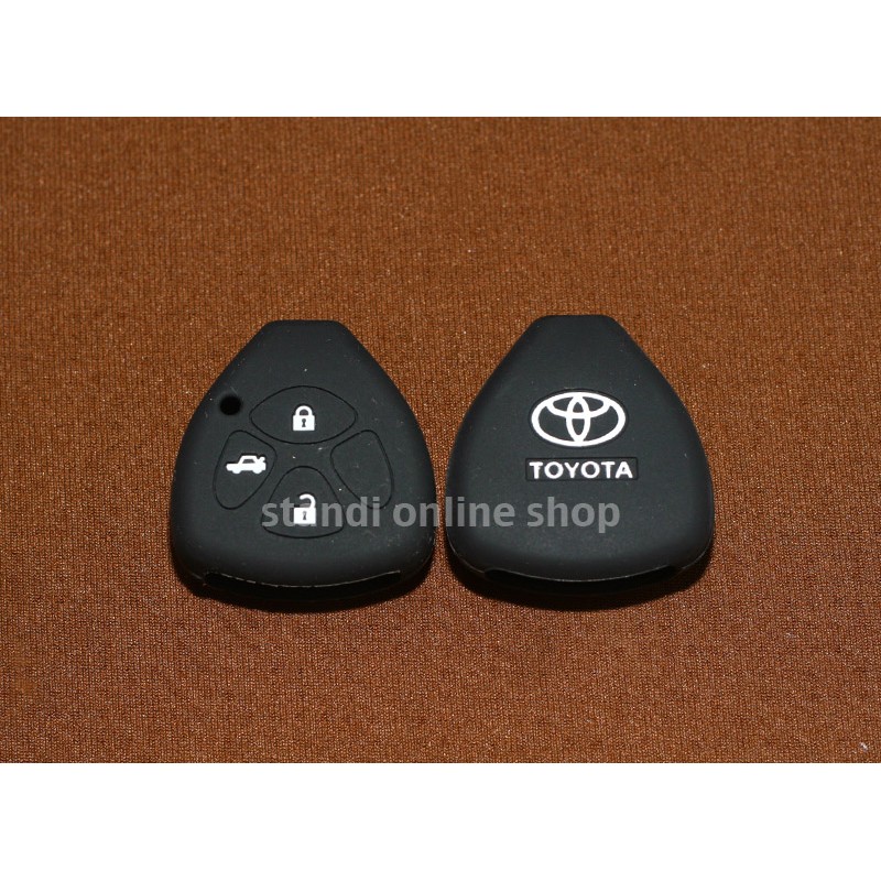 Kondom Kunci Silikon Remote Keyshirt Toyota 3 Tombol