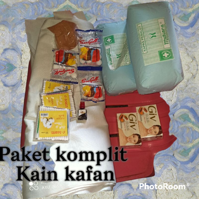 perlengkapan kain kafan, perlengkapan jenazah