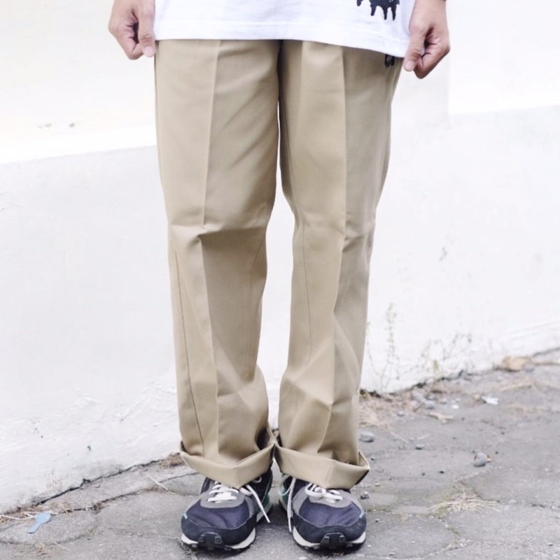 DICKIES LONGPANTS 873 SLIM STRAIGHT KHAKI