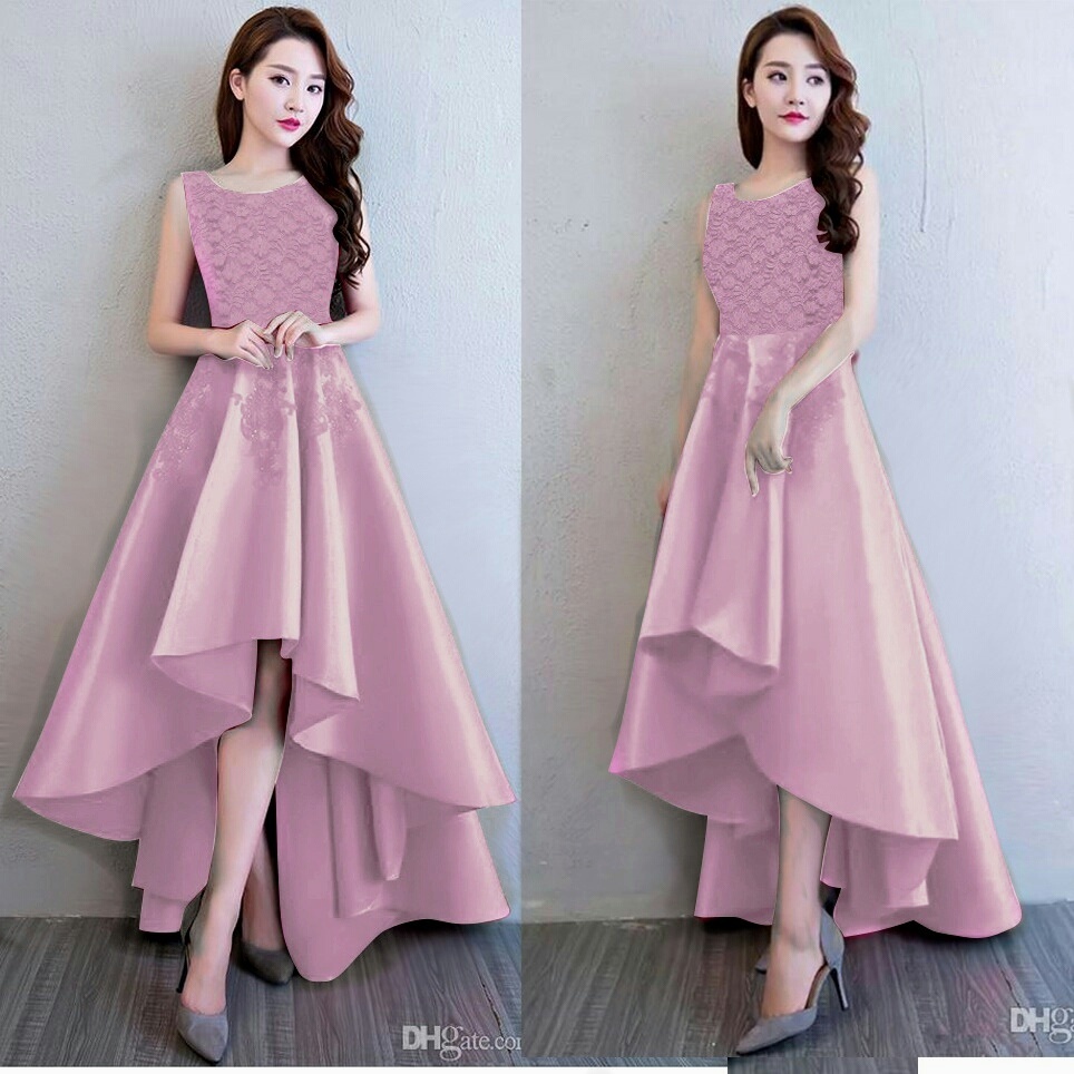 Toply shop Dres pesta brukat kombi