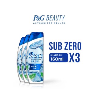 Head and Shoulder Shampoo Sub Zero 160ml Paket Isi 3