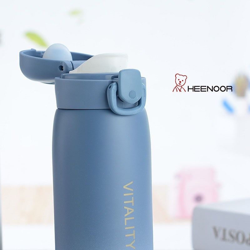 THERMOS PORTABLE DENGAN DESAIN GRADASI DAN 2 DINDING VACCUUM FLASK BPA FREE 450 ML