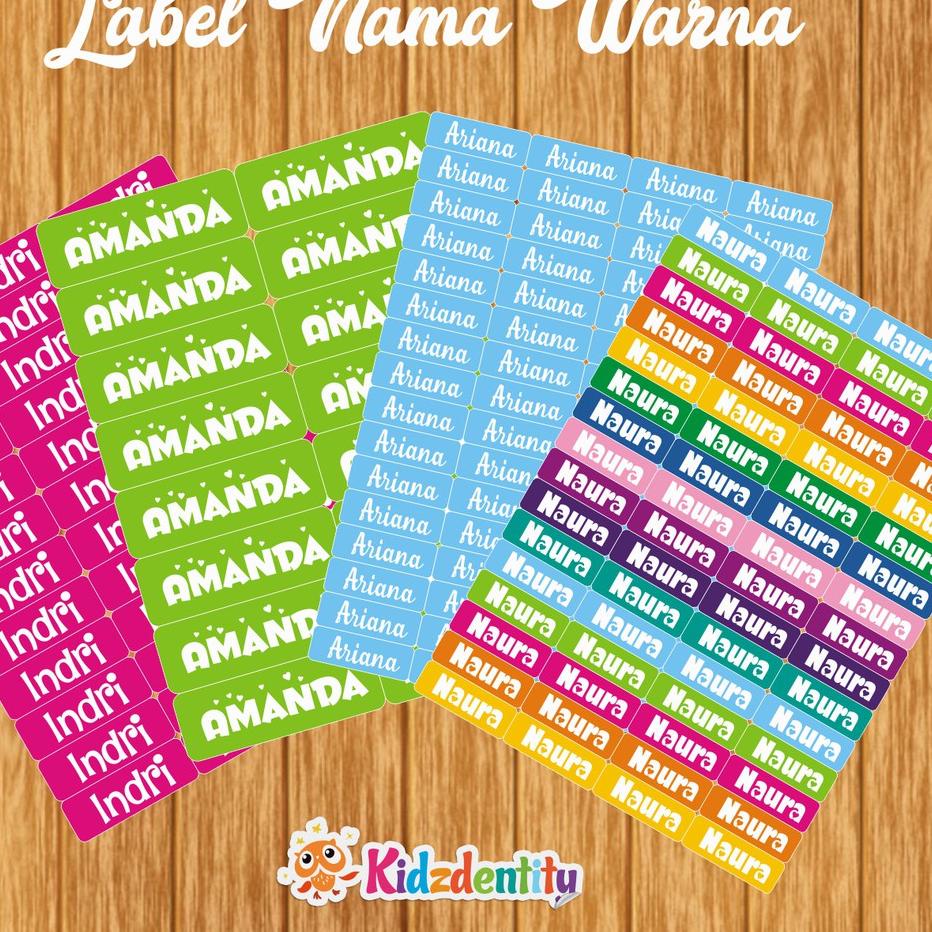 

Terbaru.. STIKER LABEL NAMA WATERPROOF BASIC FULL COLOUR