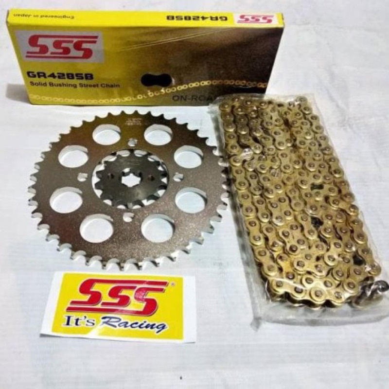 gear set sss mx new 135 tebal 428