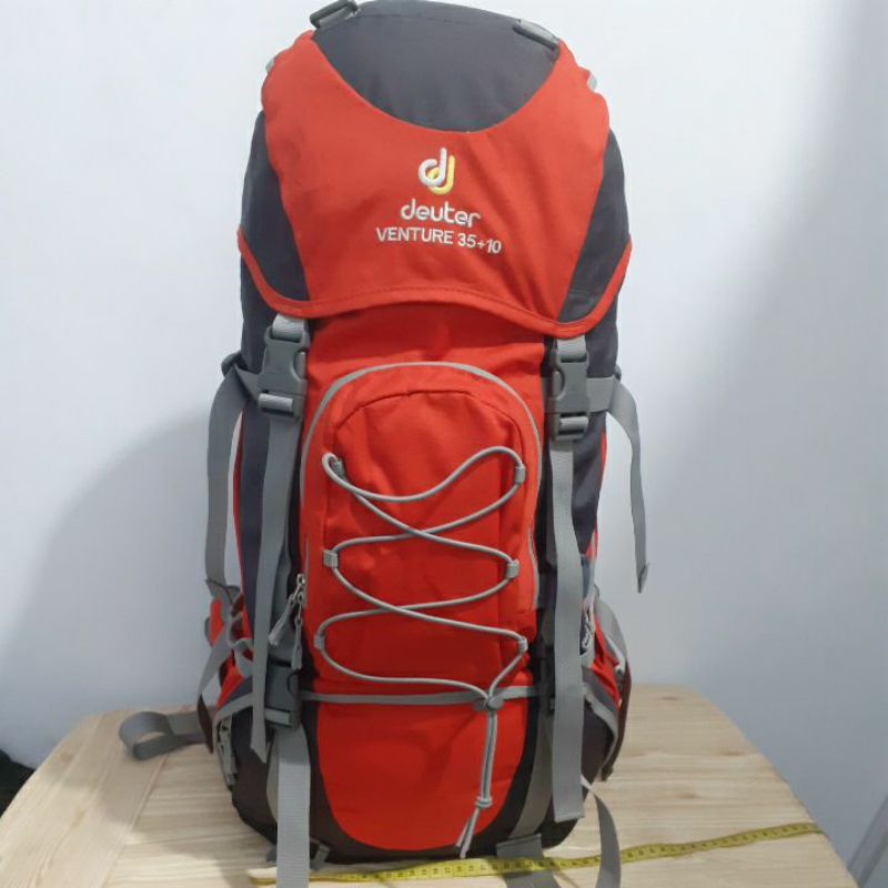 Tas Ransel Second / Preloved / DEUTER Venture Oranye 35+10 L / Tas Carier Bekas