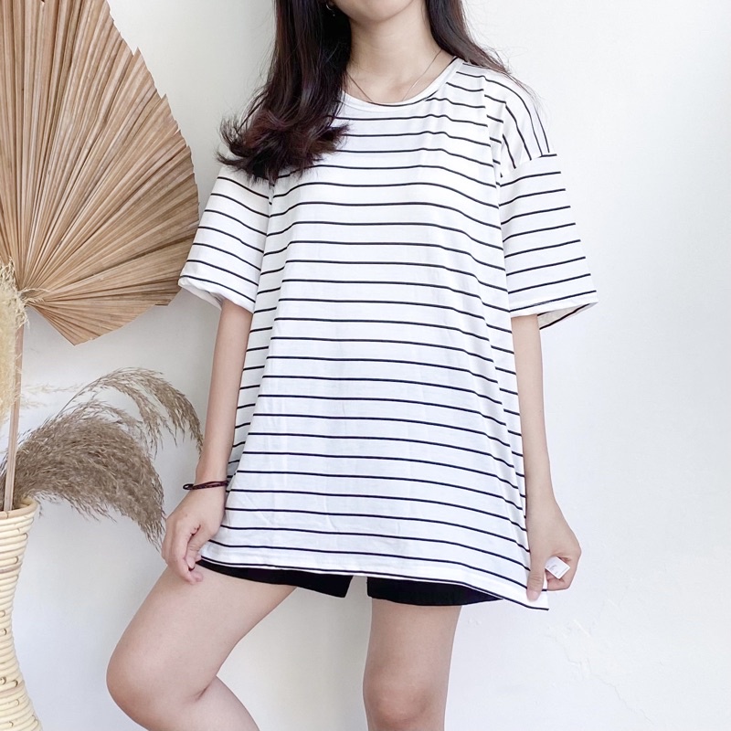 Keny Stripe Oversized Tshirt 5B.