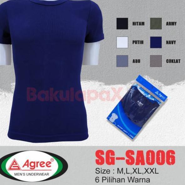LANGSUNG ATC.. Kaos Agree - Kaos Dalam Pria Oneck|Kaos Dalam Berlengan Agree
