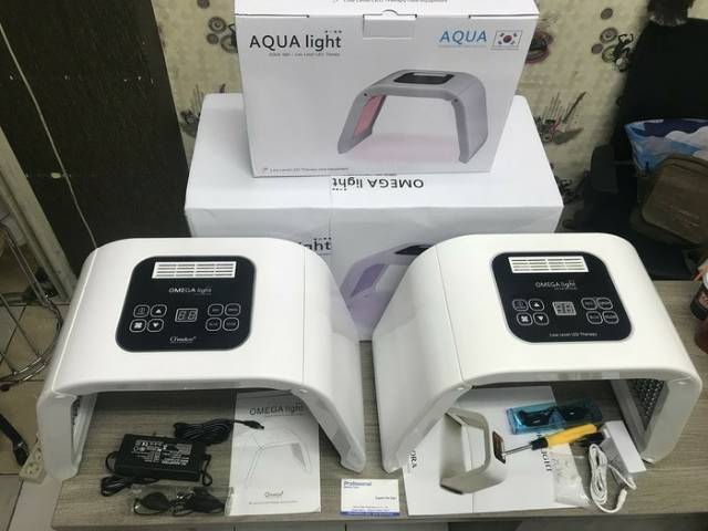 OMEGA AquaLight LED Light Therapy technology from korea free masker tissue