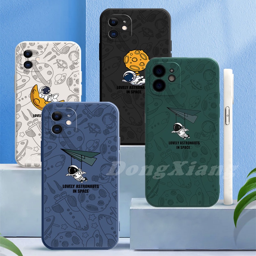 Case Desain Kamera Astronaut Luar Angkasa Untuk Redmi Note 11 Note 11s 9T POCO M3 Redmi Note 9s Note 9 Pro Note 9 Note 8 Note 8 Pro