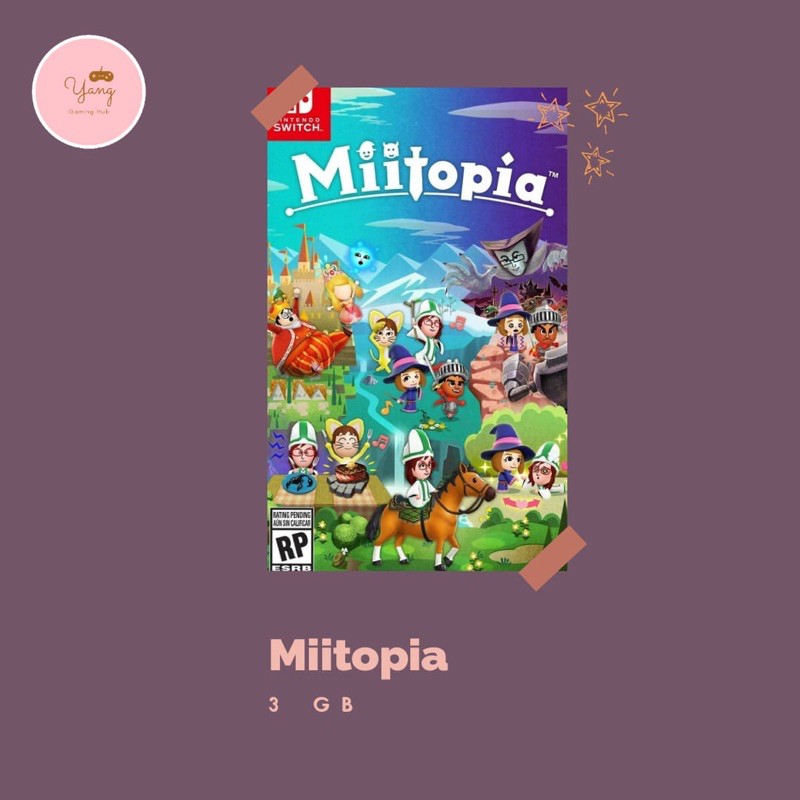 Miitopia Nintendo Switch Mitopia