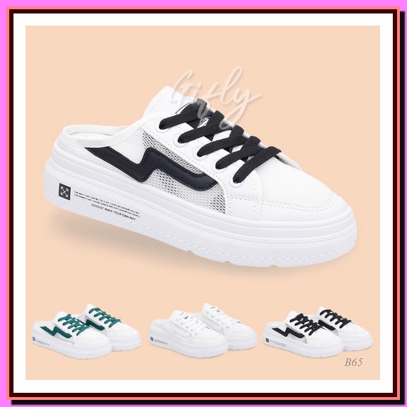 Gifly Ara Sepatu Sneakers Wanita Sport Shoes 633 Sepatu Slipon Wanita Gifly Vierra Korea Import B65