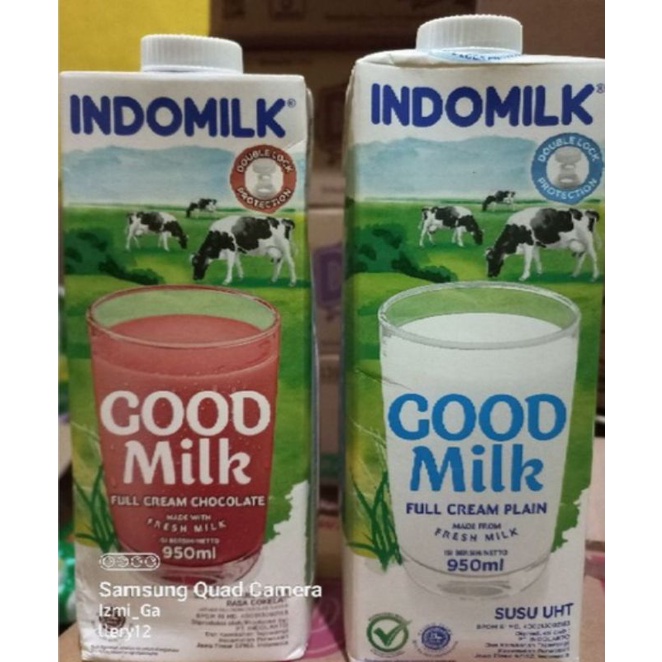 

susu UHT indomilk goodmilk 950ml