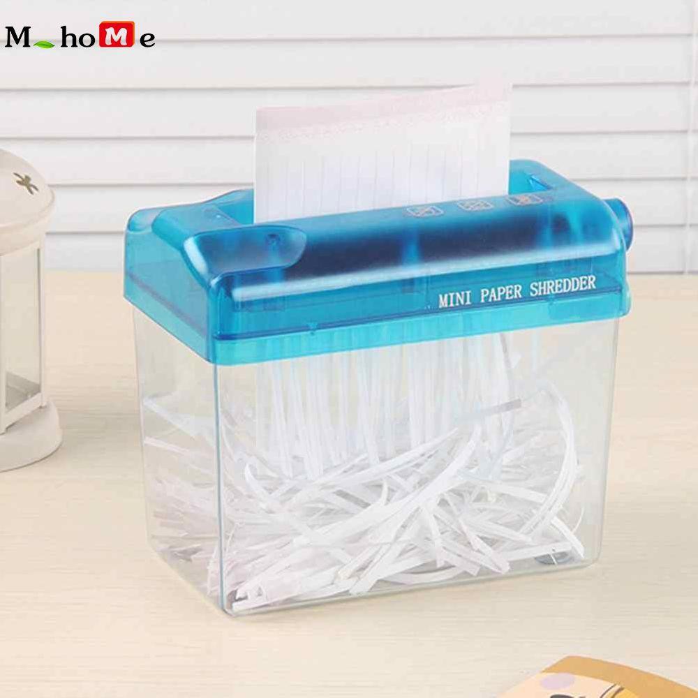 Penghancur Kertas Manual CD Card Paper Shredder - SZ-123 - Blue