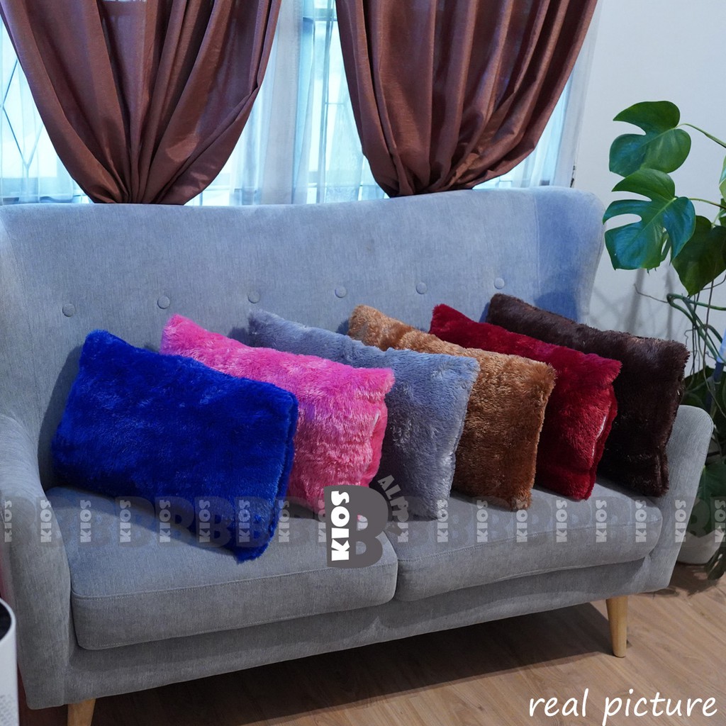 karpet karakter set bantal guling bulu velboa premium / karpet bulu motif nyaman dan tebal