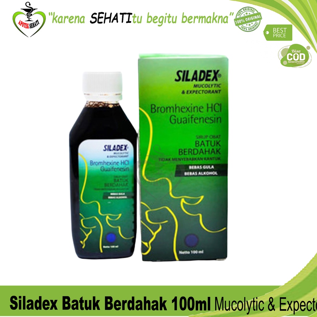 Siladex Hijau Obat Batuk Berdahak Mucolytic Ekspektoran