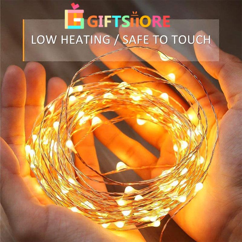 Lampu Led Warna Control Berubah Dimmable fashion murah 2M 5M /Lampu kawat tembaga membuka penutup un