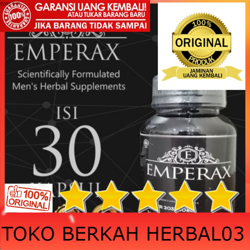 100% ASLI EMPERAX Asli Original Herbal Pria Kuat Tahan Lama Atasi Masalah Pria BPOM Resmi EMPERAX