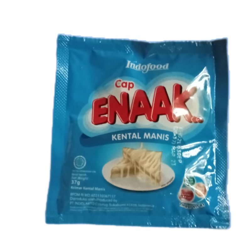 

Susu krimer kental Manis (SKM) Cap Enaak Sachet 37gr