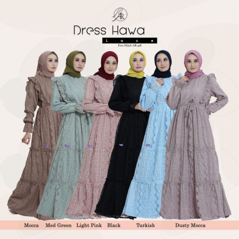 OPEN PRE ODER-DRESS HAWA FREE AR 418-ARRAFI WEDUNGDEMAK
