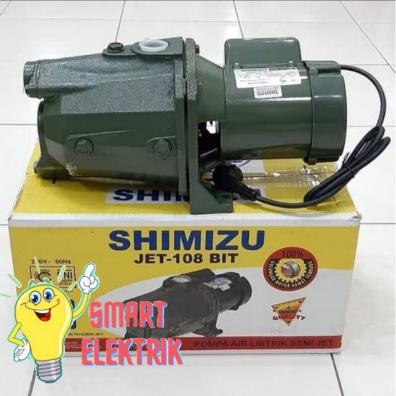 Pompa Air Semi Jet Pump Type JET 108-BIT Asli SHIMIZU [GRAB/ GOJEK ONLY]