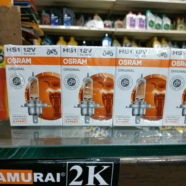 Lampu OSRAM HS1 VIXION VIXION NEW VERZA SCOOPY-F1 ATHLETE DLL