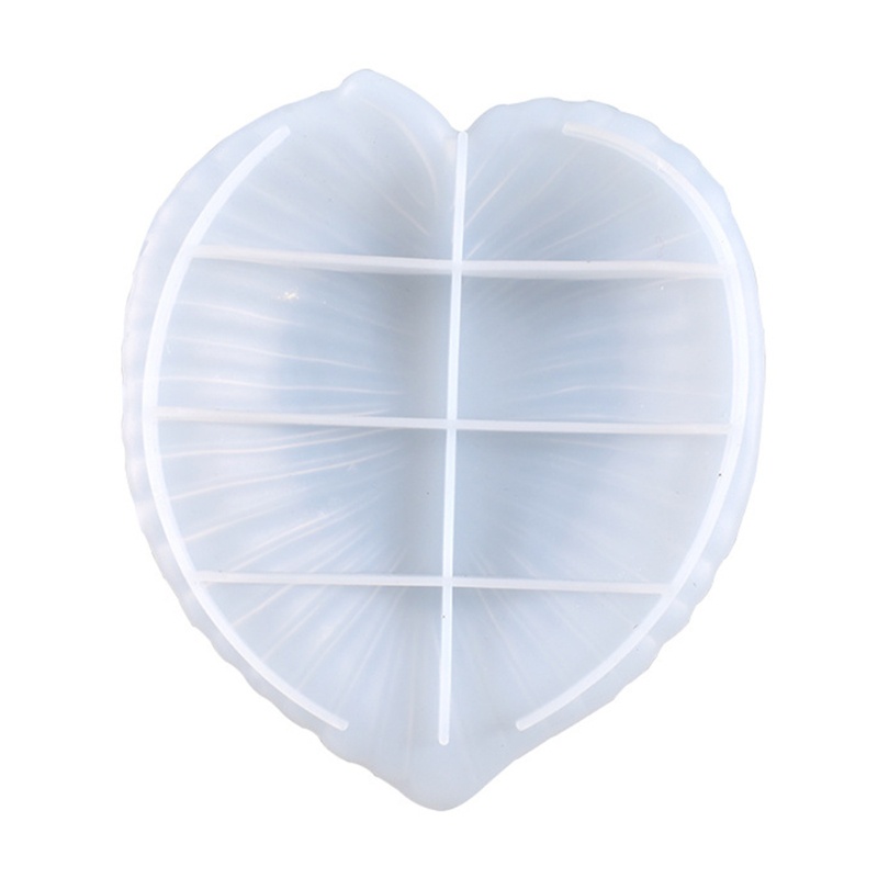 SIY  Crystal Epoxy Resin Mold Heart-shaped Leaf Fruit Storage Tray Casting Silicone Mould DIY Crafts Decorations Making Tools