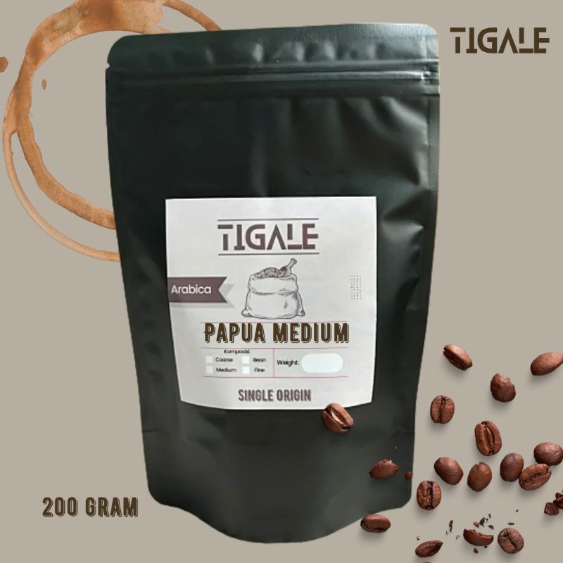 

TIGALE - KOPI ARABIKA PAPUA MEDIUM 200G