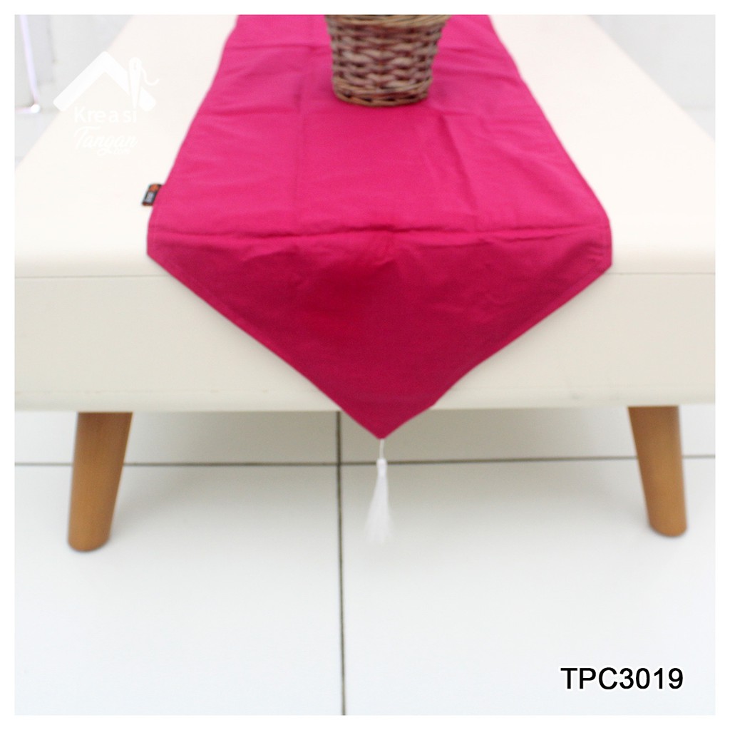 Taplak Meja Polos Table Runner POLOS Ukuran 105x30 &amp; 150x35 (TPC3019)