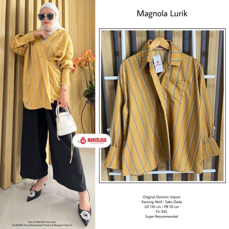 MAGNOLA LURIK BY MARVELOUS (BLAZER MUSLIMAH) Blazer wanita rekomended