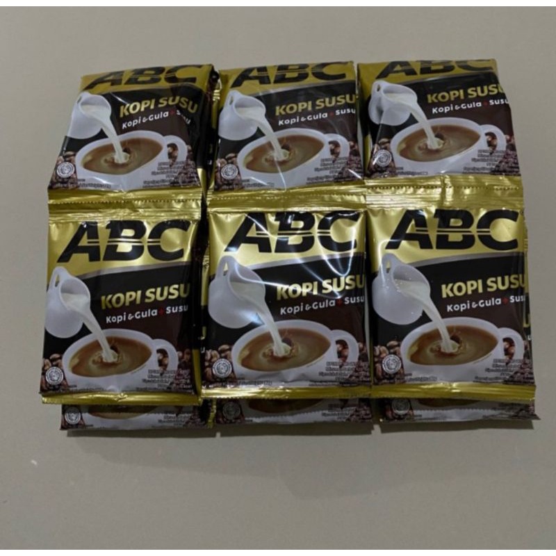 

kopi abc susu renceng isi 10 sachet