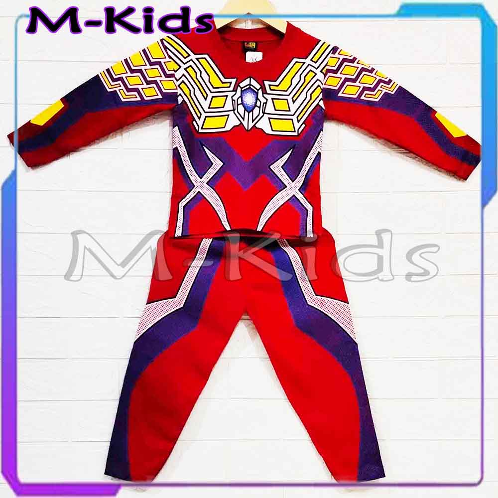 MKids88 - Baju Setelan KOSTUM SUPERHERO Karakter Ultraman