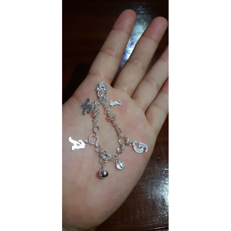 gelang nama perak murni