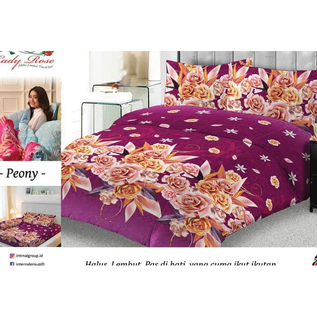 Bedcover Lady Rose 180 X 200 Peony