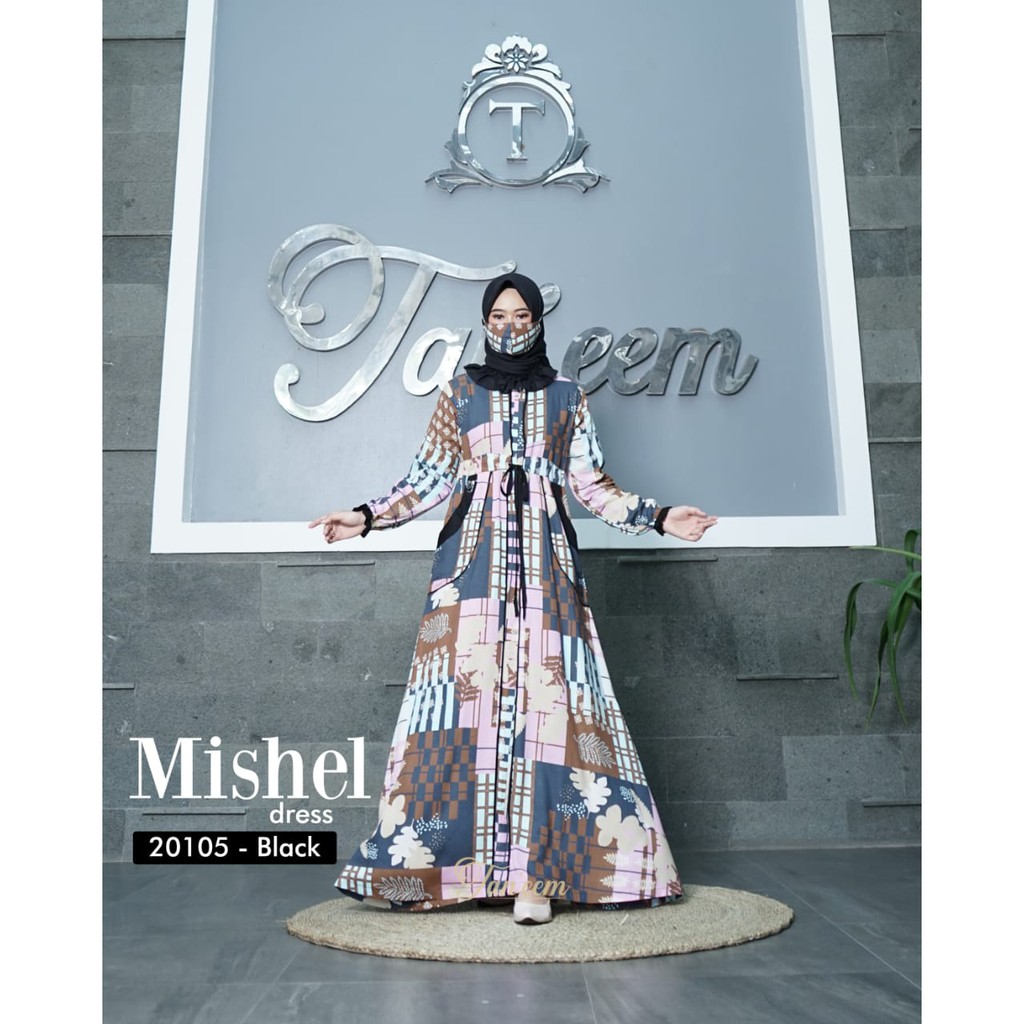 Gamis Mishel Kode 20105 By Taneem Muslim Dress