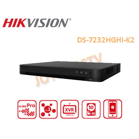 DVR Hikvision DS-7232HGHI-K2 32-ch 2MP Lite 1U H.265