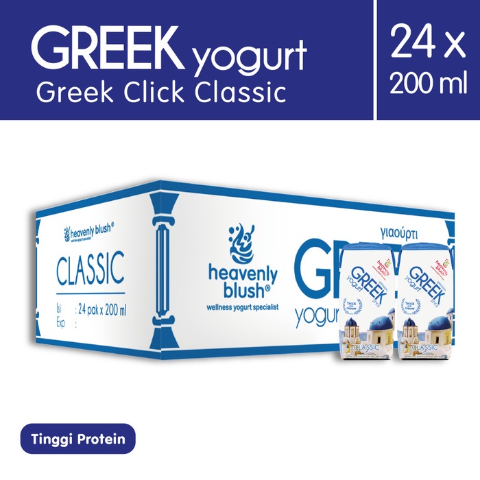 

201nhgg Heavenly Blush Greek Classic @24 Pcs X 200 Ml Ds201Fs