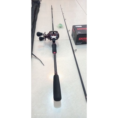 [BISA COD] Casting Set Joran SB 2 carbon  2.10m/ 7-16lbs + Reel bc 18+1 bearing+soft frog.
