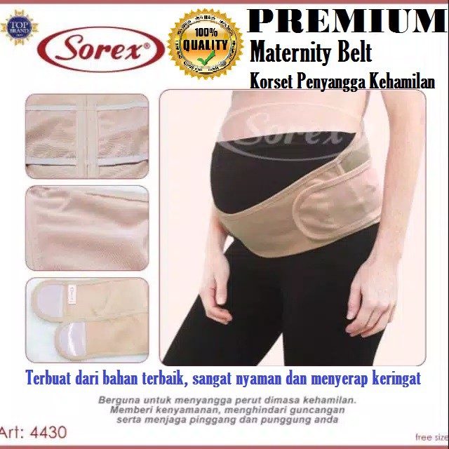 Korset Premium Penyangga Kehamilan Sorex 4430 / Stagen Penyangga Ibu Hamil Sorex4430 Dijamin Ori