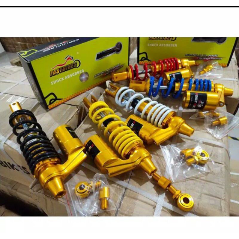 Shock Shockbreaker tabung atas gold series + plus anting motor/ Universal Semua motor matic