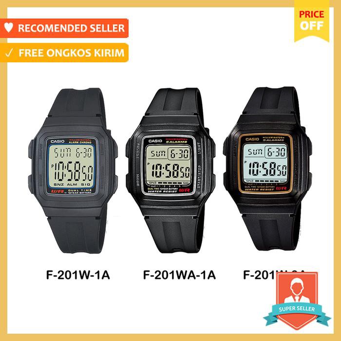 Jam Tangan Casio F 201Wa 9 / F 201Wa Original