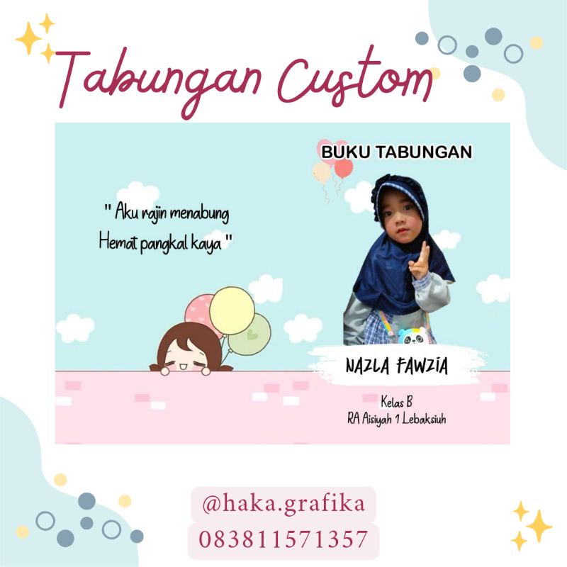 

Buku Tabungan custom