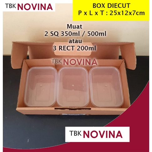 BOX DIECUT 20x20x5 / 20x20x7 / 25x12x7 / BOX KRAFT MIKA TALI / BOX KRAFT WINDOW