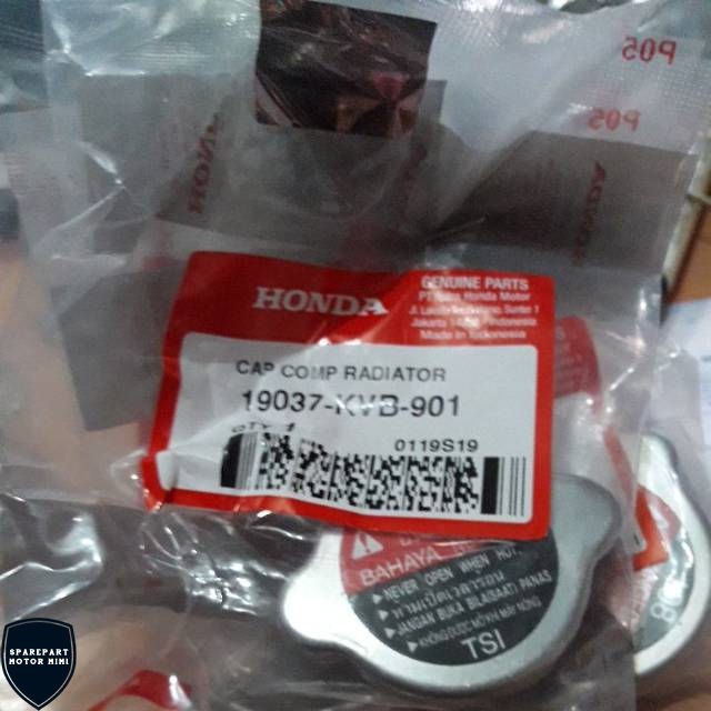 Tutup radiator vario cs1 satria fu asli honda Spareparts Motor