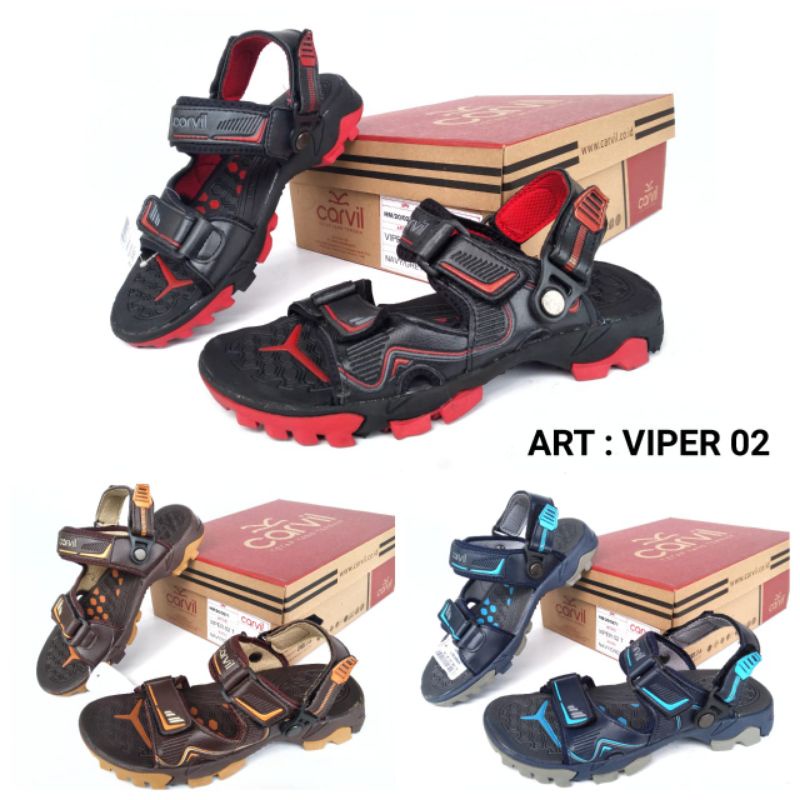 sandal gunung anak merk carvil art viper 02 sandal gunung original