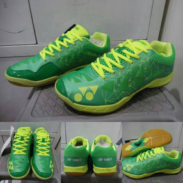 Sepatu Badminton Yonex Aerus Limited Lee Chong Wei Green Original Premium Made In China BNIB