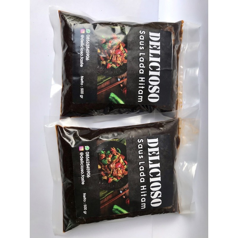 

Saus lada hitam 500 gr