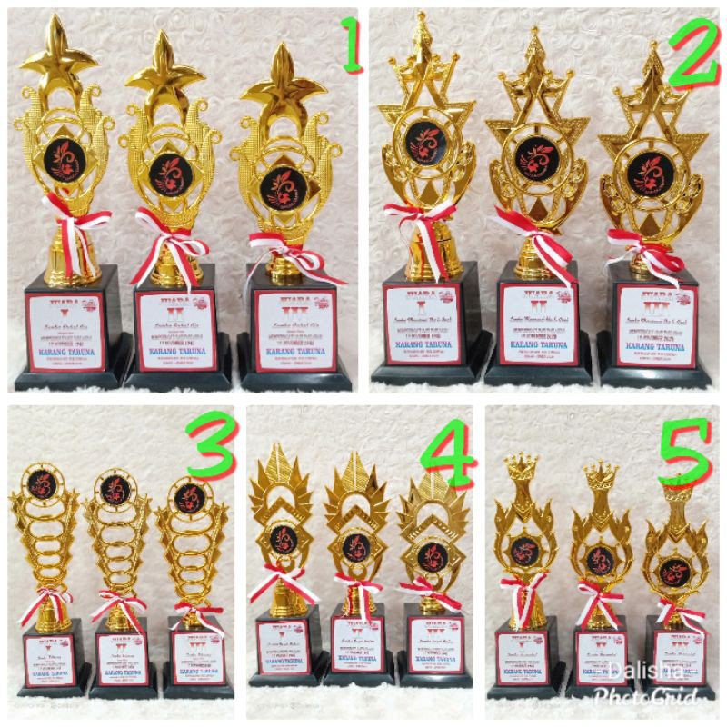 Piala Set 123 Piala Murah Piala Set Kejuaraan piala tk piala sekolah piala lomba piala kejuaraan Pia